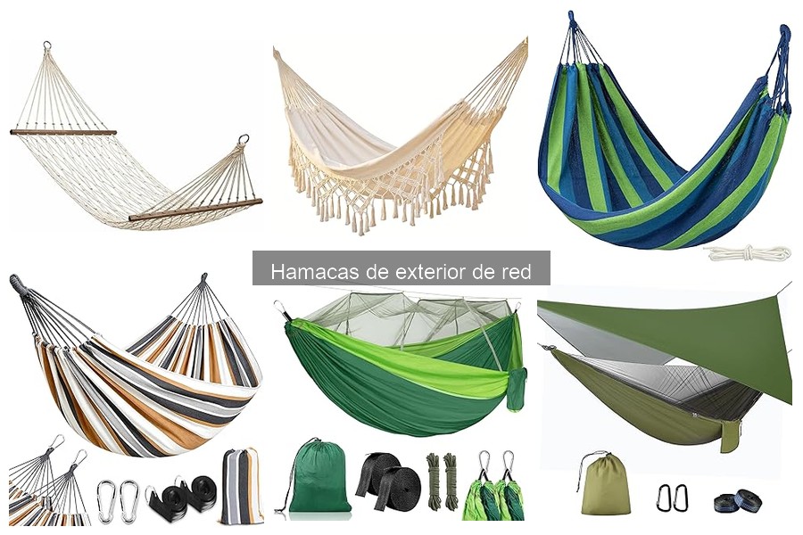 Mejores hamacas de exterior de red para camping en 2023