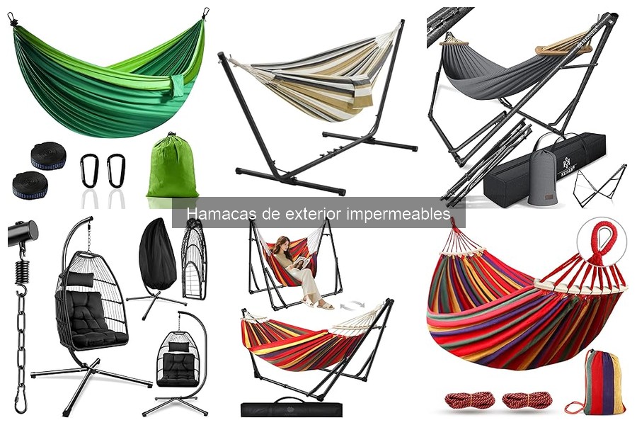 ** Mejores hamacas de exterior impermeables para el verano
