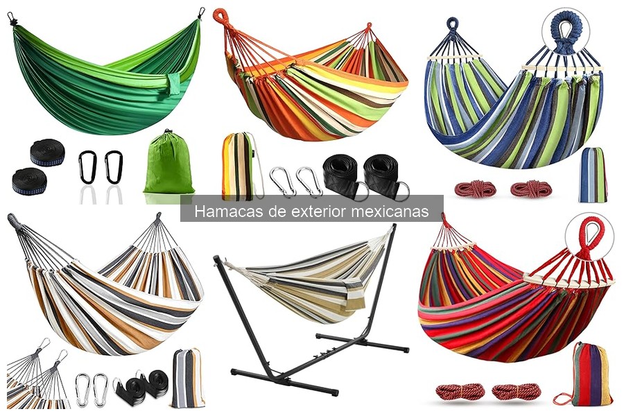 Mejores hamacas de exterior mexicanas para camping y su elección