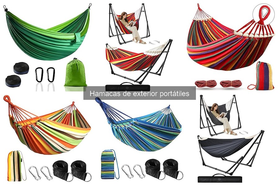 Mejores hamacas de exterior portátiles para balcón y terraza