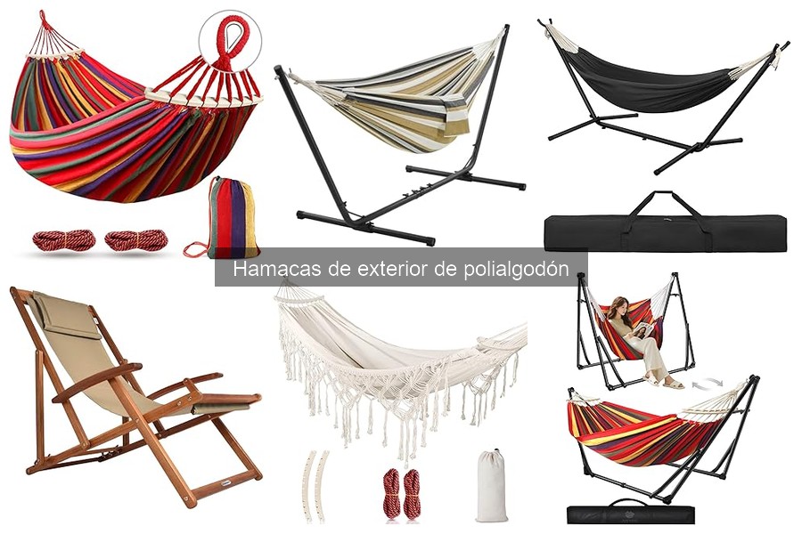 ** Mejores hamacas de polialgodón para disfrutar al aire libre