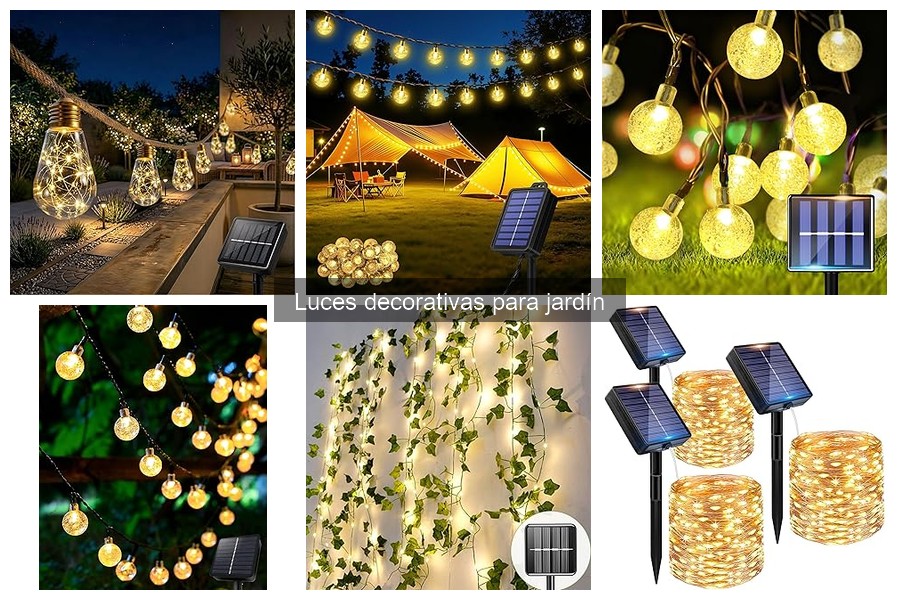 Mejores luces decorativas para jardín en 2023: comparativa