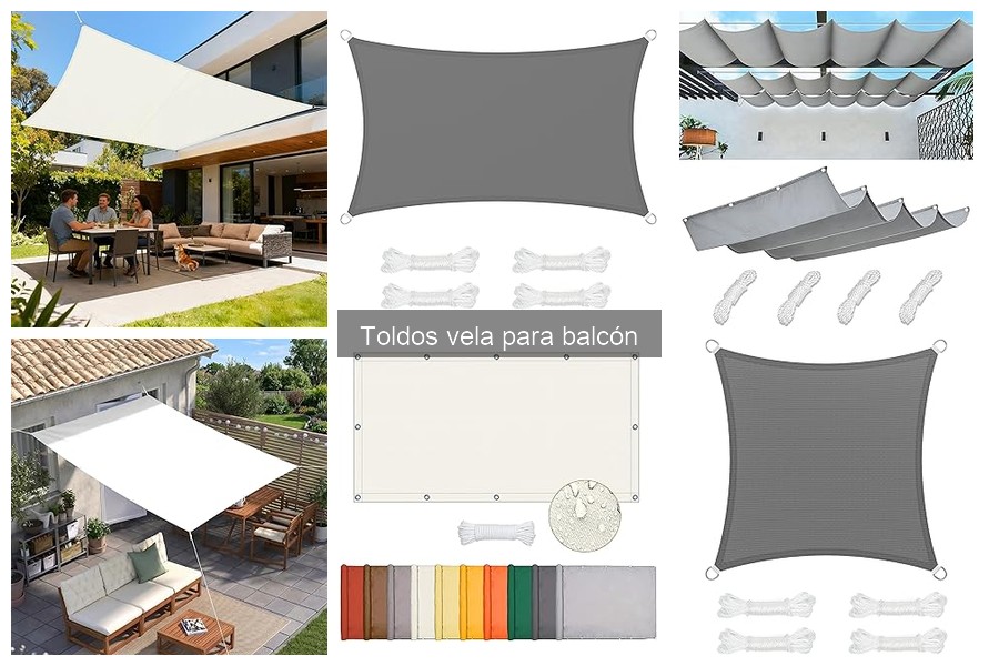Mejores lugares para comprar toldos vela para balcón de calidad