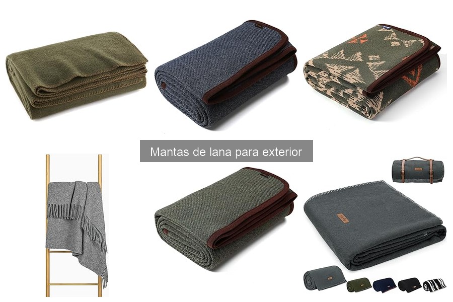 Mejores mantas de lana para disfrutar en el jardín