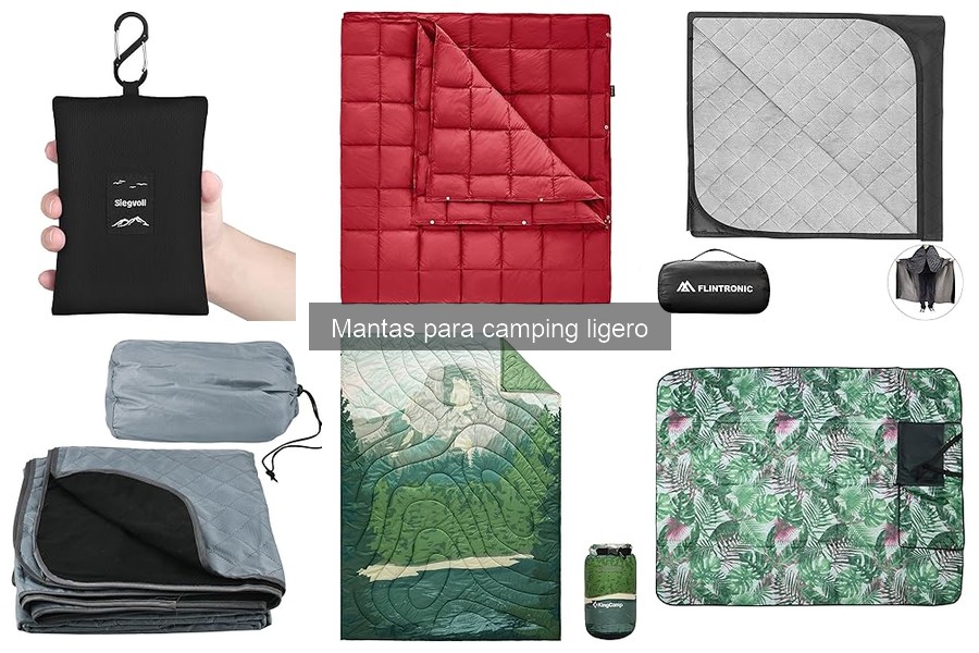 Mejores mantas para camping ligero en 2023: Comparativa