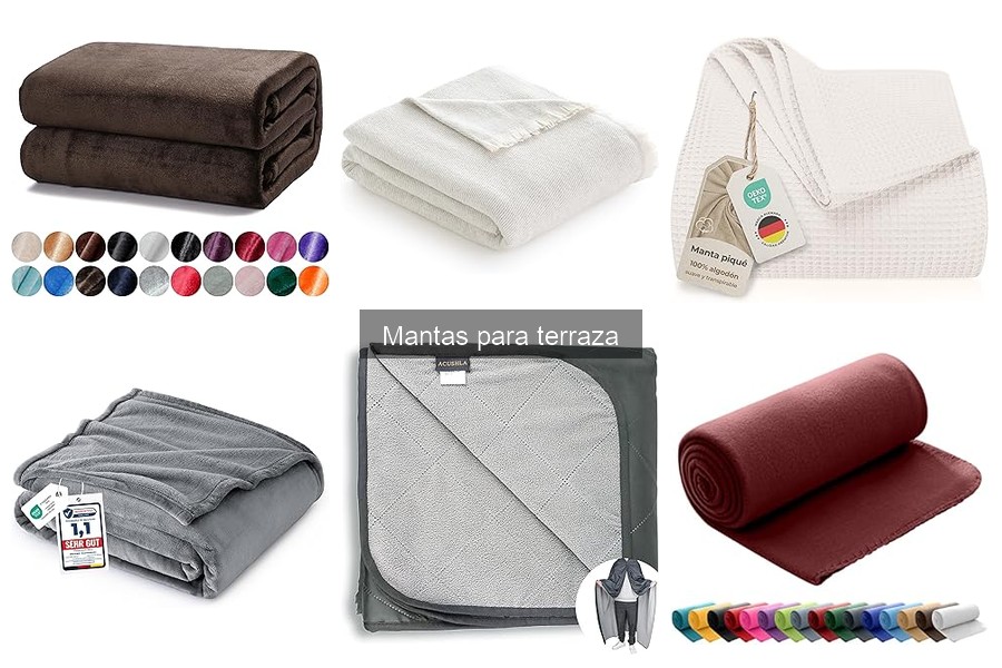 Mejores mantas para terrazas en invierno: Comparativa 2023