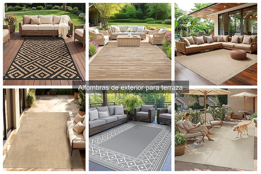 Mejores marcas de alfombras de exterior para tu terraza