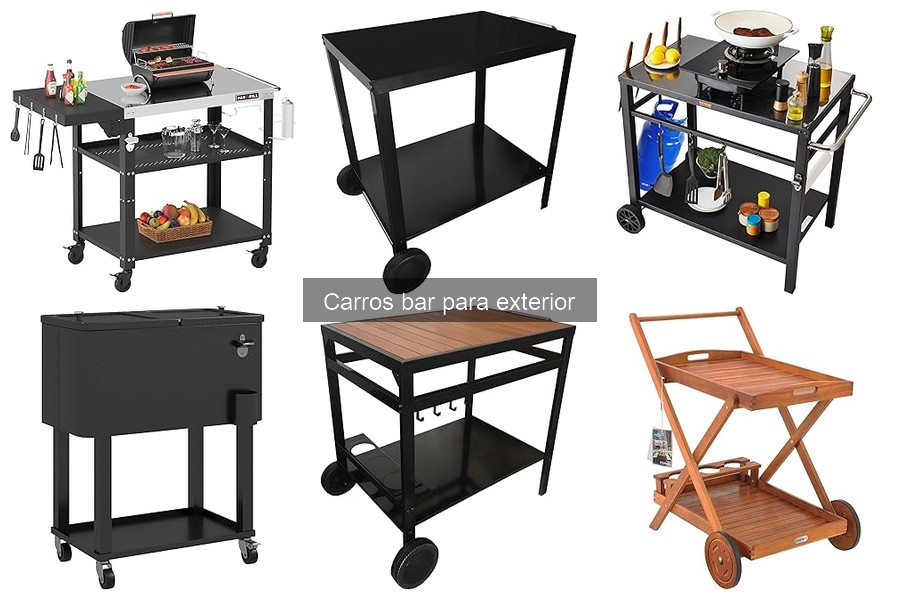 Mejores marcas de carros bar para exterior: comparativa 2023