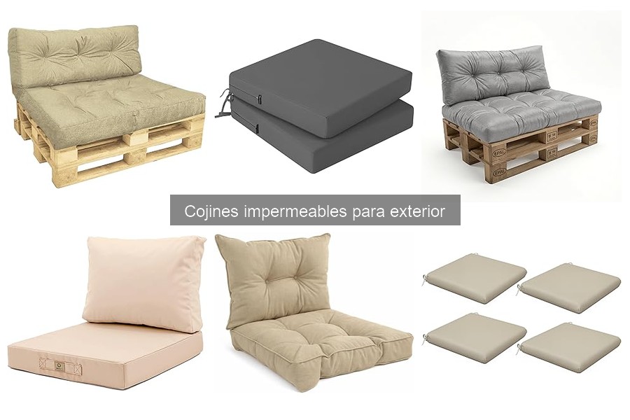 Mejores marcas de cojines impermeables para exterior