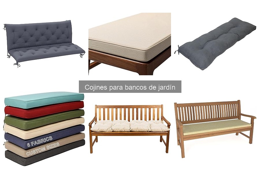 Mejores marcas de cojines para bancos de jardín en 2023