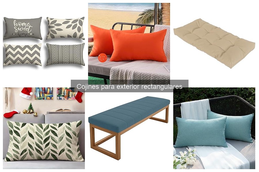 Mejores marcas de cojines rectangulares para exterior