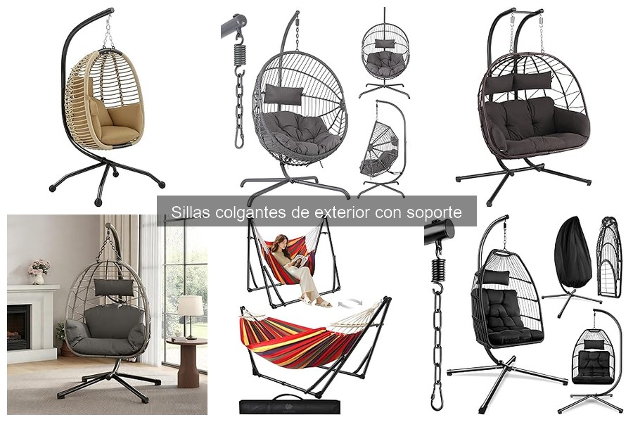 Mejores marcas de sillas colgantes de exterior con soporte