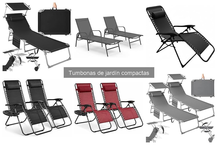 Mejores marcas de tumbonas de jardín compactas en 2023