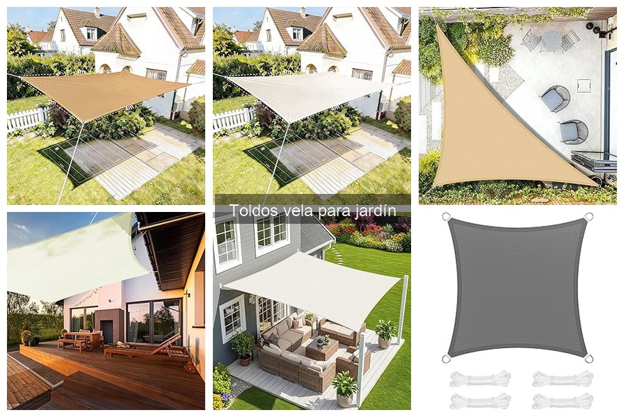 Mejores ofertas de toldos vela para jardín en Amazon
