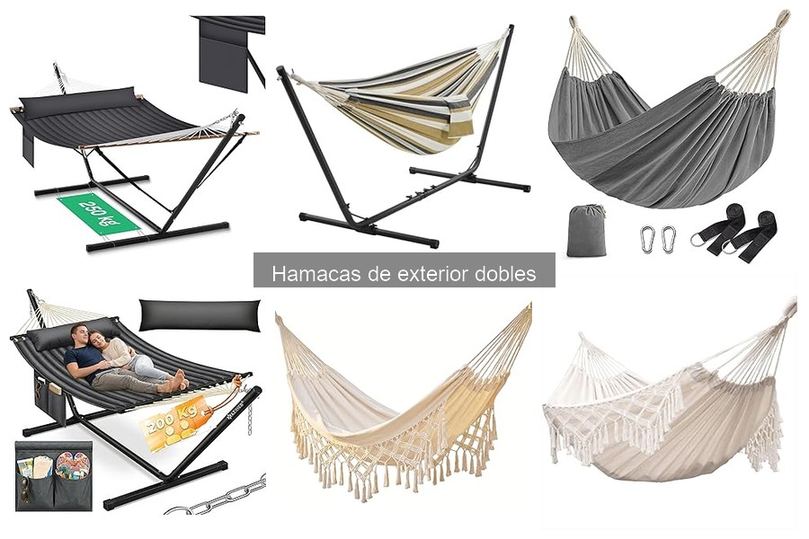 Mejores ofertas en hamacas de exterior dobles 2023