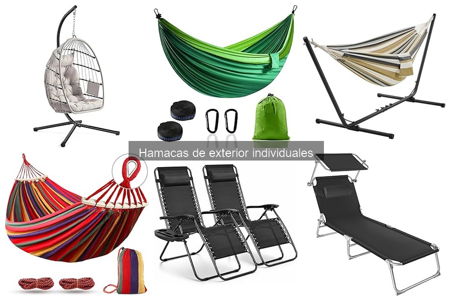Mejores ofertas en hamacas de exterior individuales