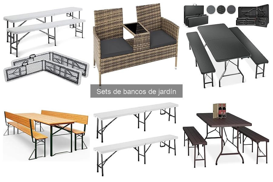 Mejores ofertas y descuentos en bancos de jardín 2023