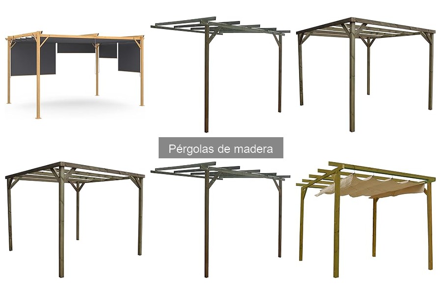 Mejores pérgolas de madera para jardines pequeños: comparativa
