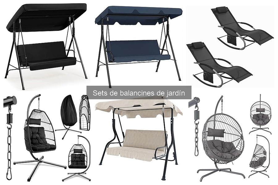 Mejores sets de balancines de jardín para familias