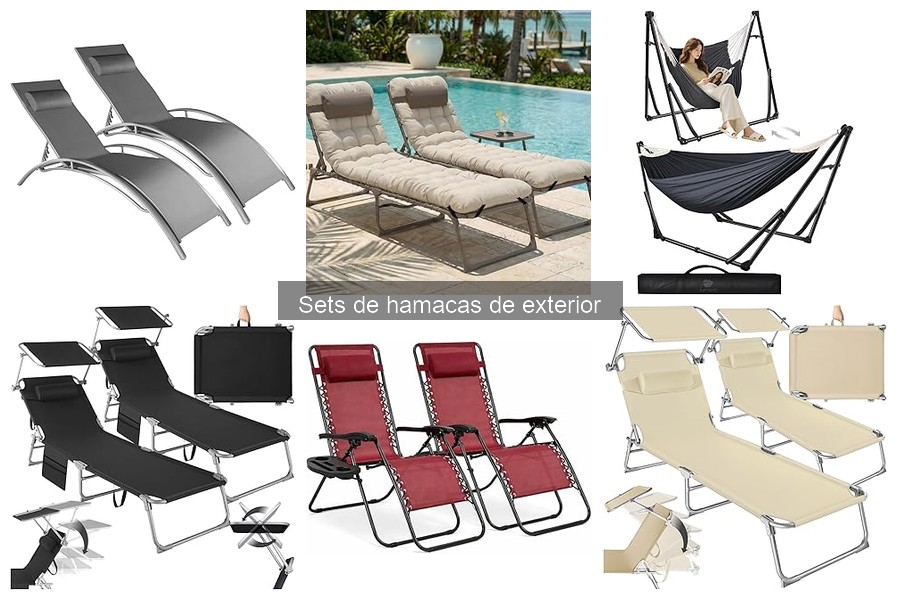 Mejores sets de hamacas de exterior para parejas: comparativa