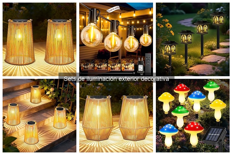 Mejores sets de iluminación exterior para fiestas y eventos