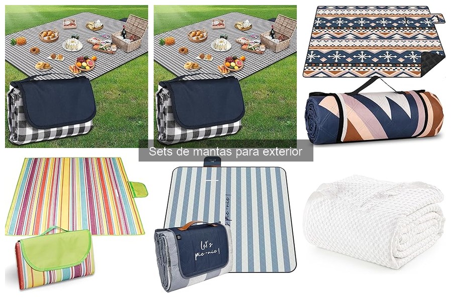 Mejores sets de mantas para camping: ¡Confort al aire libre!