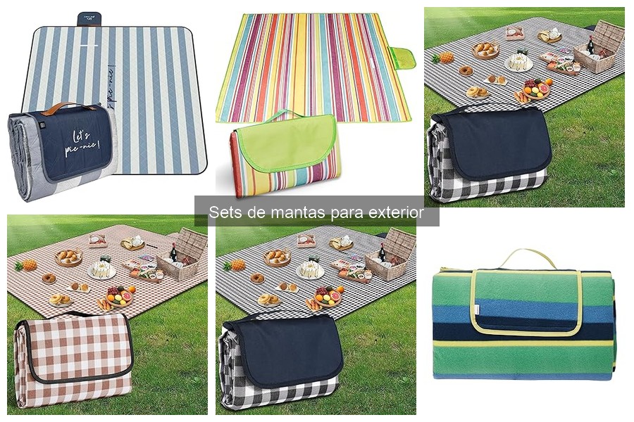 Mejores sets de mantas para picnic: comodidad al aire libre