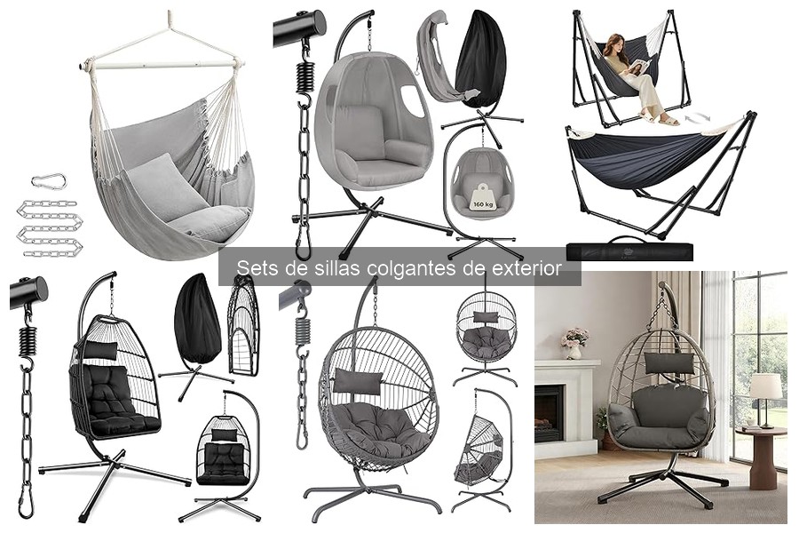 Mejores sitios para comprar sets de sillas colgantes baratas