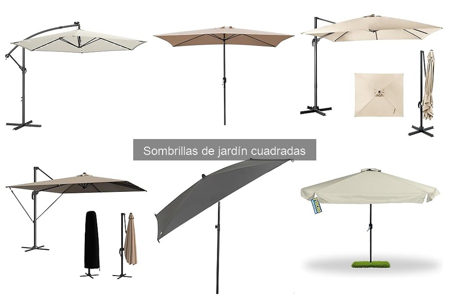 Mejores sombrillas cuadradas para patios pequeños