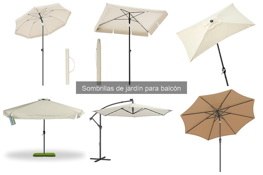 Mejores sombrillas de jardín para balcones pequeños en 2023