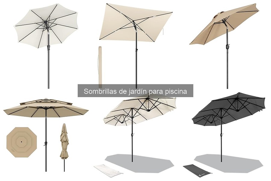 Mejores sombrillas de jardín para piscina en 2023