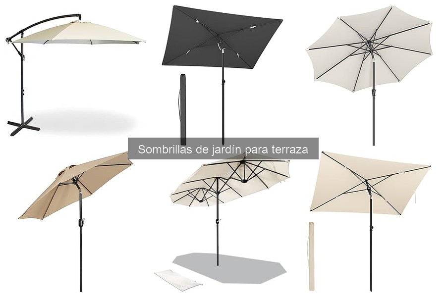 Mejores sombrillas de jardín para terrazas pequeñas
