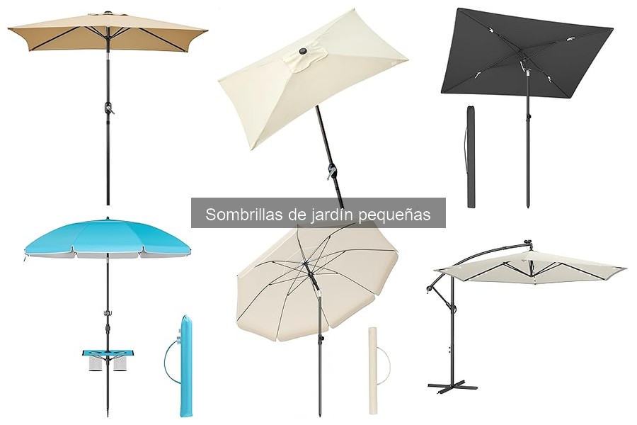 Mejores sombrillas de jardín pequeñas para 2023: comparativa