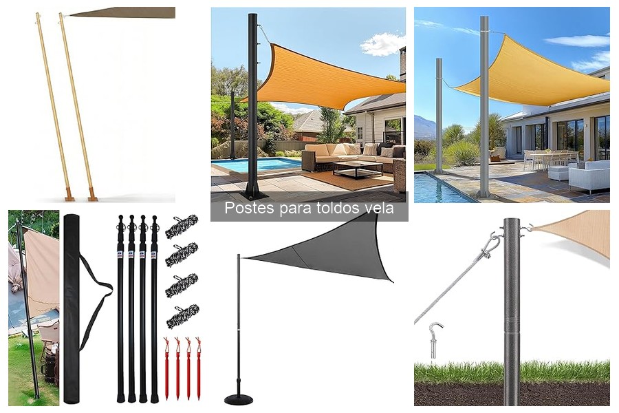 Mejores tiendas online para comprar postes para toldos vela