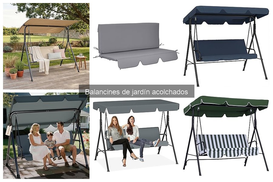 Mejores tiendas para comprar balancines de jardín acolchados