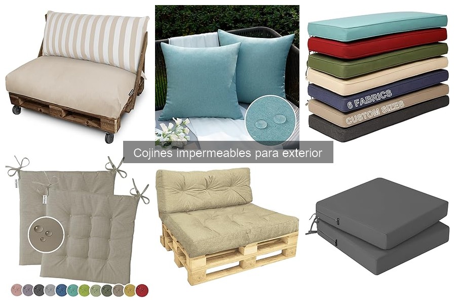 Mejores tiendas para comprar cojines impermeables para exterior