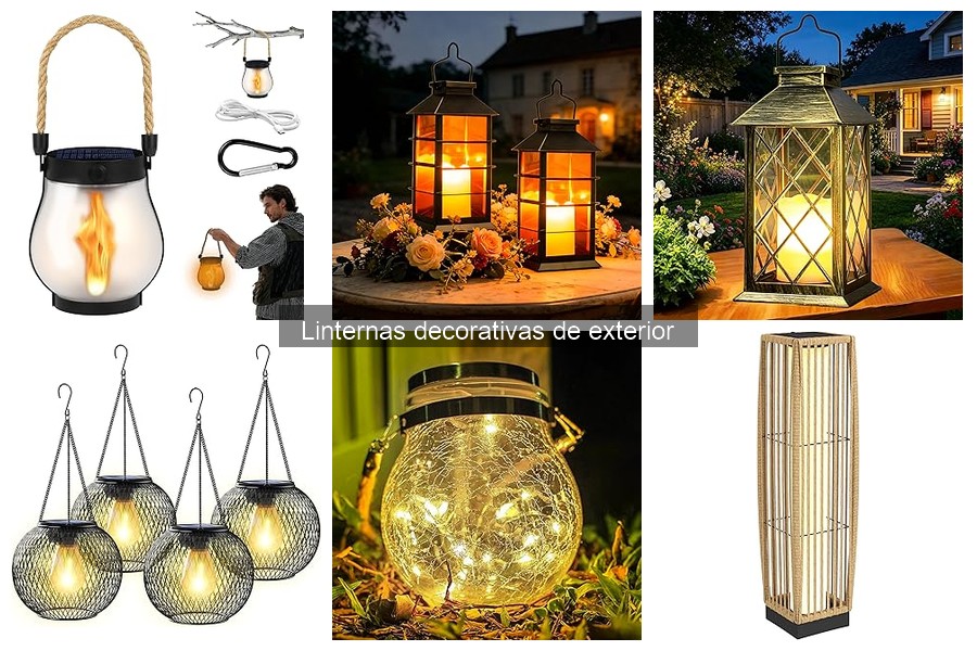 Mejores tiendas para comprar linternas decorativas de exterior