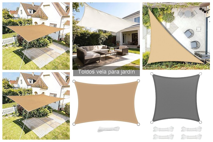 Mejores toldos vela para jardín en 2023: comparativa
