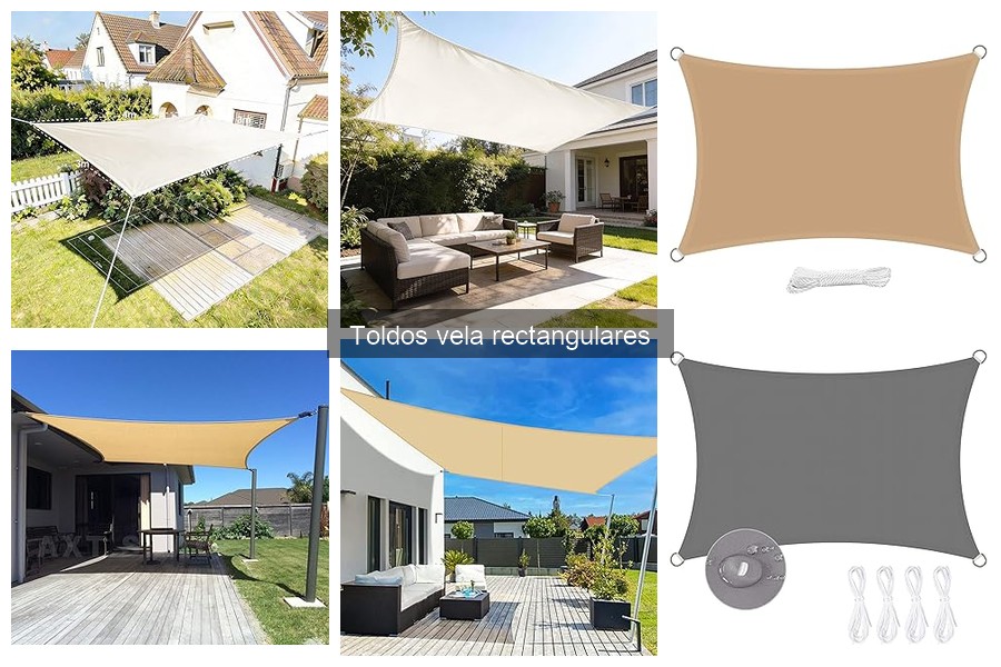 Mejores toldos vela rectangulares para terrazas pequeñas