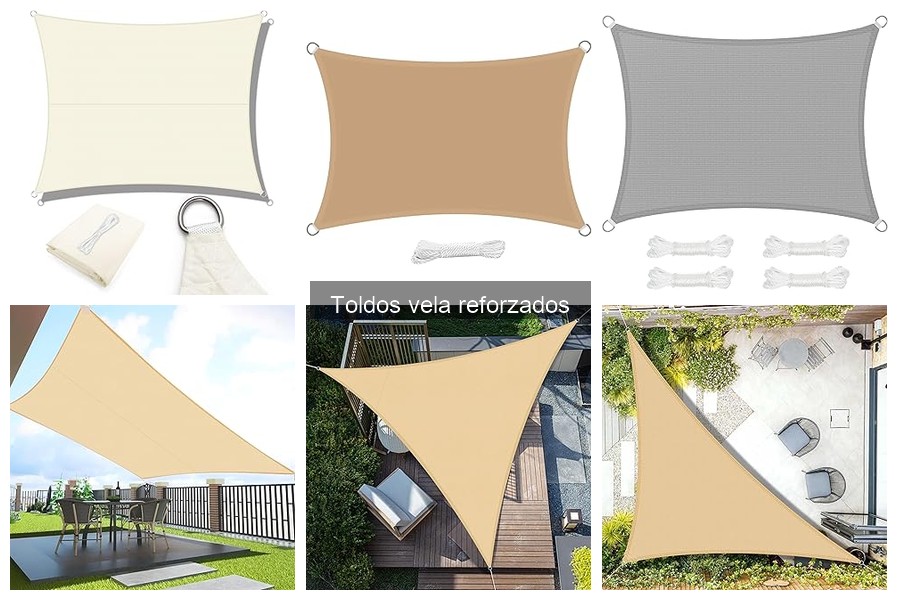 Mejores toldos vela reforzados para patios pequeños