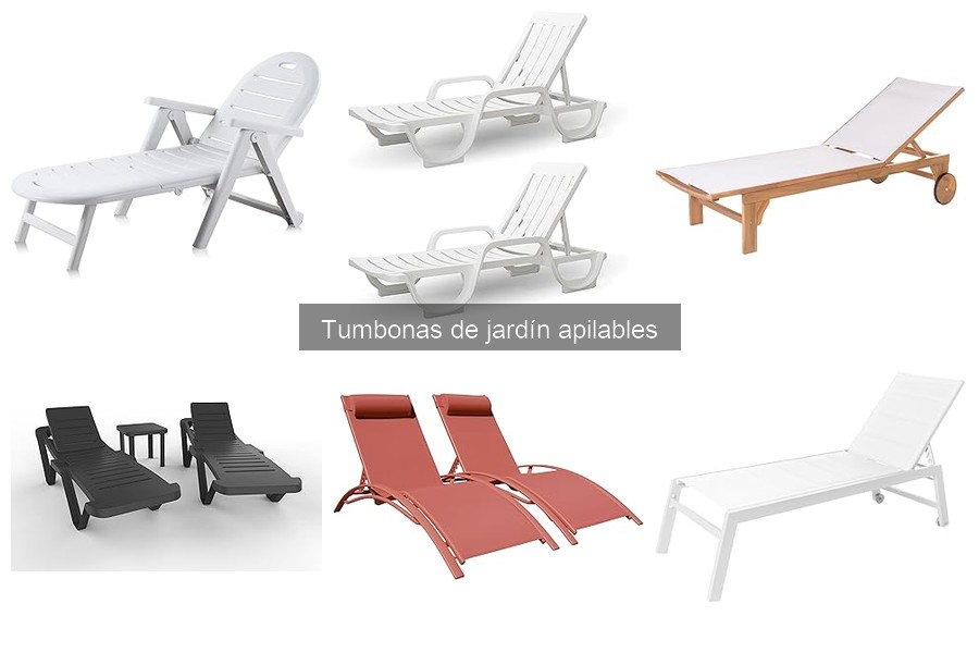 Mejores tumbonas de jardín apilables para ahorrar espacio