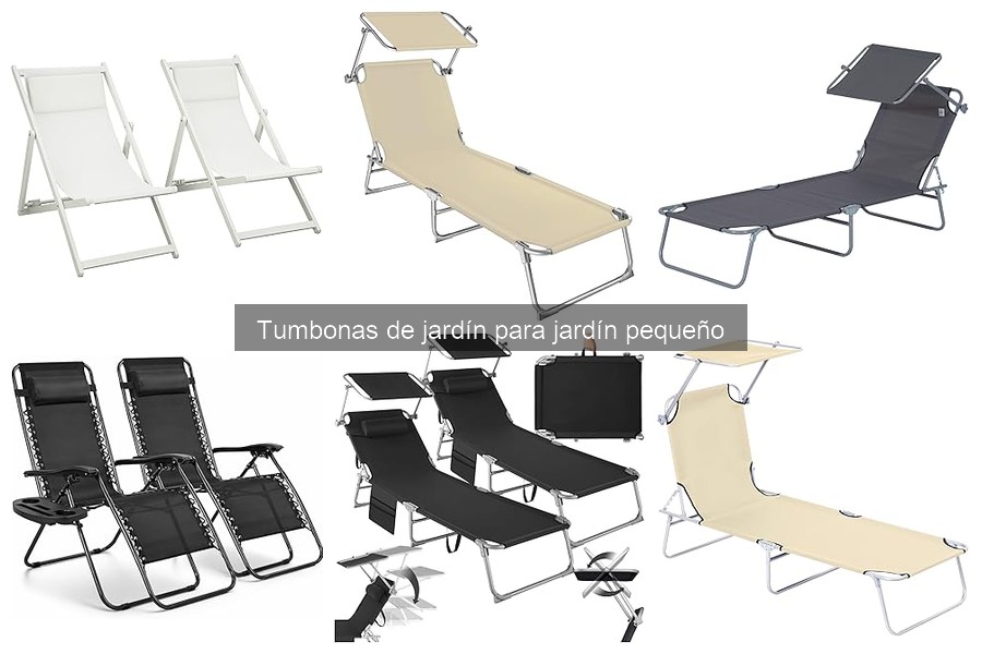 Mejores tumbonas para jardines pequeños en 2023