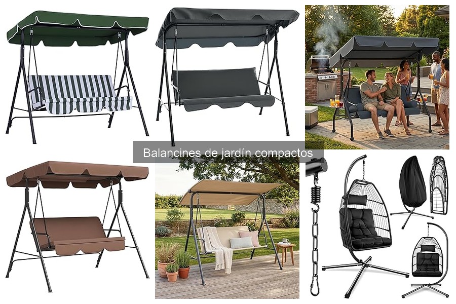 Ofertas en Balancines de Jardín Compactos para tu Hogar