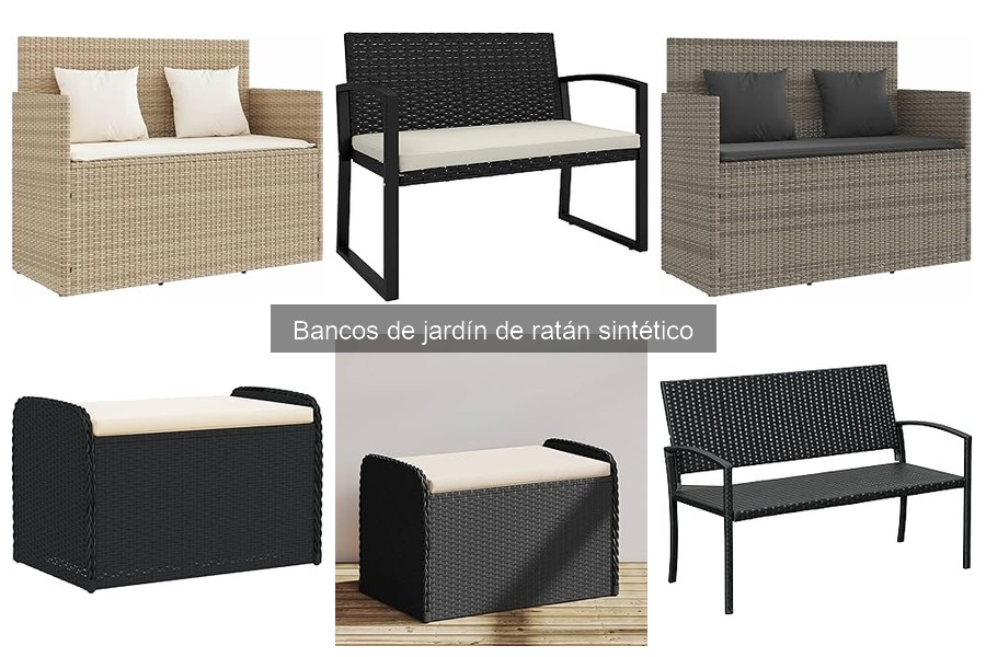 Ofertas en bancos de jardín de ratán sintético: ¡Ahorra hoy!