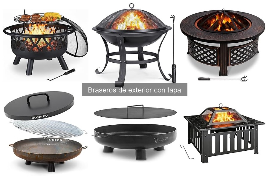 Ofertas en braseros de exterior con tapa: ¡descuentos imperdibles!
