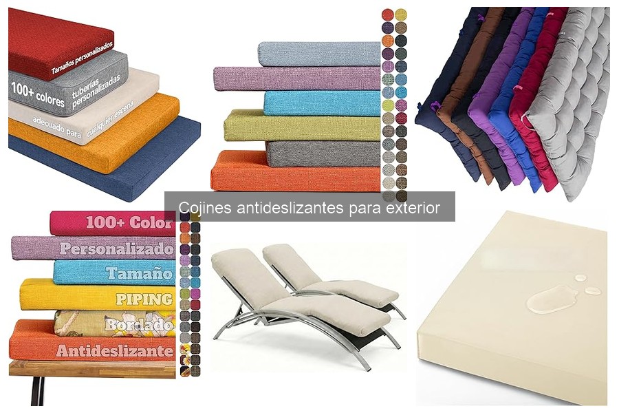 Ofertas en cojines antideslizantes para exterior: ¡No te las pierdas!