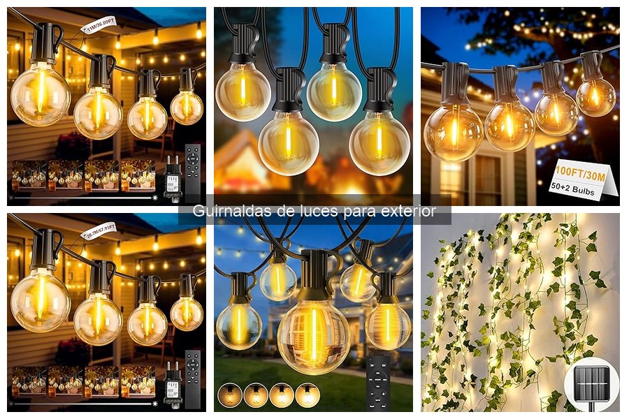 Ofertas en guirnaldas de luces para exterior: ¡ahorra hoy!