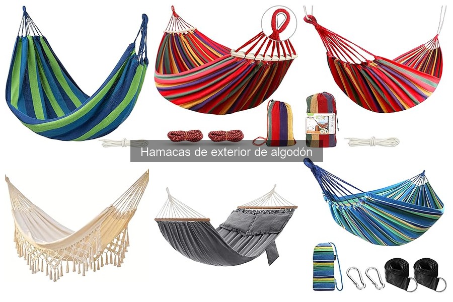Ofertas en Hamacas de Algodón para Relajarte al Aire Libre