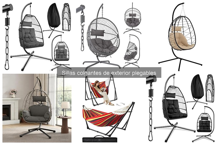 Ofertas en Sillas Colgantes de Exterior Plegables 2023