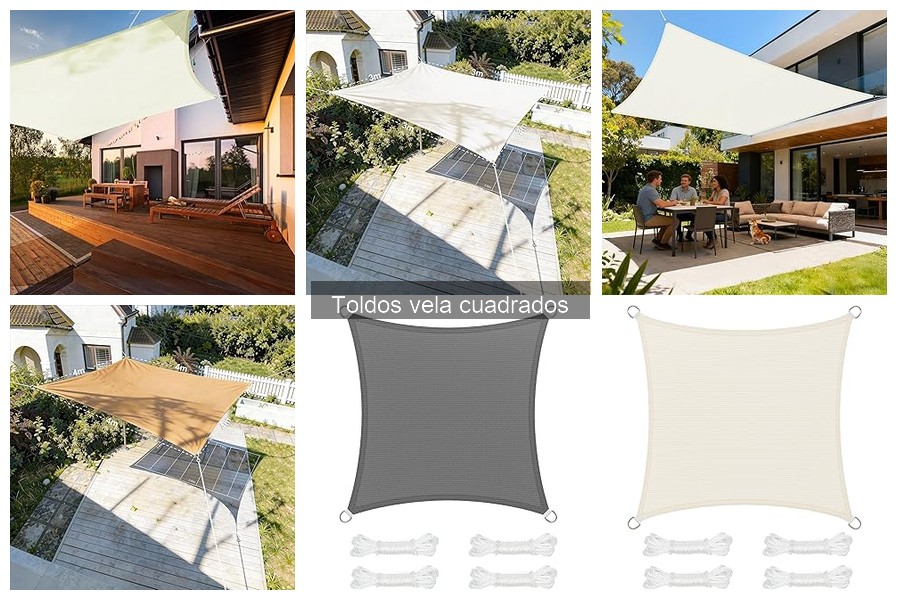 Ofertas en toldos vela cuadrados: ¡Aprovecha los descuentos!